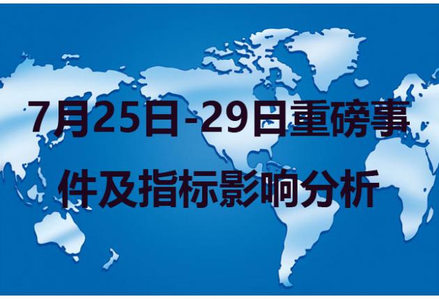 下周一(7月25日)要点：日本贸易帐，德国IFO商业景气指数